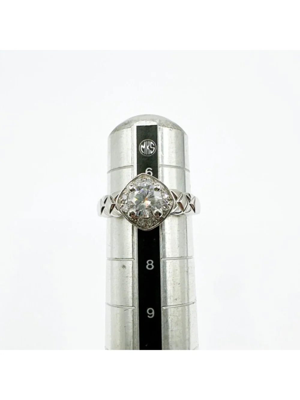 Chanel Coco Crush Diamond Platinum Gia With Ring